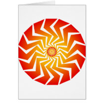 Psychedelic Spiral Pattern: Vector Art: Greeting Cards