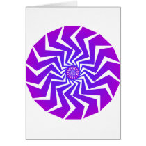 Psychedelic Spiral Pattern: Vector Art: Card