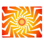 Psychedelic Spiral Pattern: Vector Art: Personalised Invites