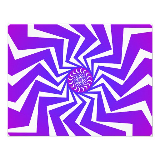 Psychedelic Spiral Pattern: Vector Art: Custom Announcement