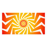 Psychedelic Spiral Pattern: Vector Art: photo cards