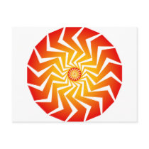 Psychedelic Spiral Pattern: Vector Art: Postcard