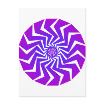 Psychedelic Spiral Pattern: Vector Art: Post Cards