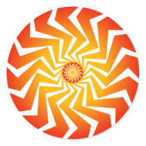 Psychedelic Spiral Pattern: Vector Art: Stickers