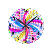 Psychedelic Spiral: Wall Clock wall clocks