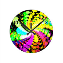 Psychedelic Spiral: Wall Clock wall clocks