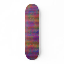 "Psychedelic Stripes" Abstract Skate Decks