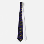 psychedelic sunflower tie