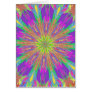 Psychedelic Tie Dye Card