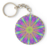 Psychedelic Tie Dye Keychain