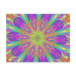 Psychedelic Tie Dye Postcard
