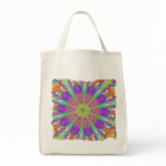 Psychedelic Tie Dye Tote Bag