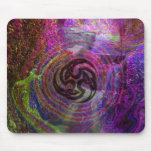 psychedelic triskel mousepads