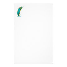 Psychedelic Trout Fishing Stationery Paper
