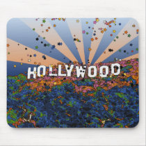 Psychedelic USA - Hollywood Sign A1 Mousemats