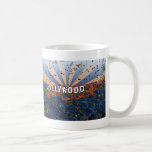Psychedelic USA - Hollywood Sign A1 Mugs