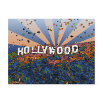 Psychedelic USA - Hollywood Sign A1 Post Cards