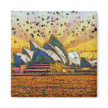 Psychedelic World: Sydney Opera House A1 magnets