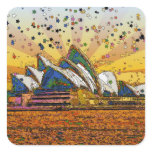 Psychedelic World: Sydney Opera House A1 stickers