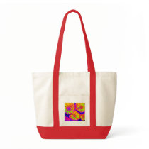 Psychedelic Zinnia Bag