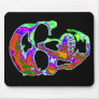 Psychedellic Skull Mouse Pads