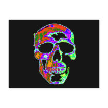 Psychedellic Skull Postcards