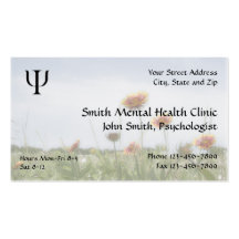 Psychiatrist Mental Health Business Card