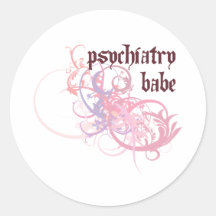Psychiatry Babe Stickers