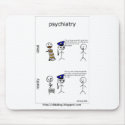 Psychiatry Comic Mousepad