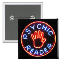 Psychic Reader Neon Sign Buttons