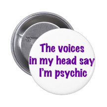Psychic Voices Pinback Button