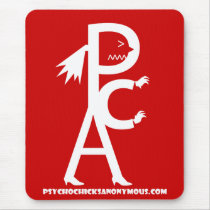 Psycho Chicks Anonymous Mouse Pad #1