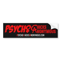Psycho Chicks Anonymous Sticker #1