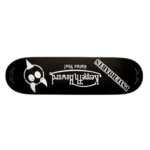 Psychoarts Kenneth Howard hates You! Deck Skateboard Deck