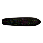 Psychoarts Old Skool Pinstriped Deck 2K9 Skate Board Deck