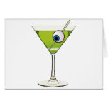 Psychobilly Martini Card