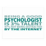 Psychologist 3% Talent Postcards