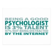 Psychologist 3% Talent Postcards