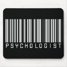 Psychologist Bar Code Mouse Pads