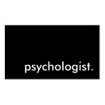 psychologist. business card