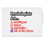 Psychologist Quiz...Joke Greeting Card