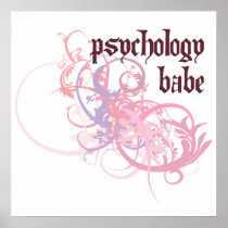 Psychology Babe Poster