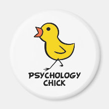 Psychology Chick Refrigerator Magnets