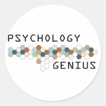 Psychology Genius Sticker