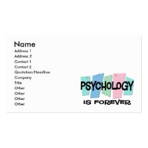 Psychology Is Forever Business Card Template