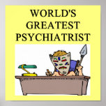 psychology pgychiatry joke print