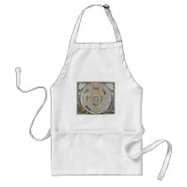 Ptolemaic Planisphere, Andreas Cellarius Apron