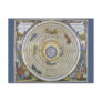 Ptolemaic Planisphere, Andreas Cellarius Post Card