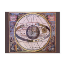 Ptolemaic Solar System, Andreas Cellarius