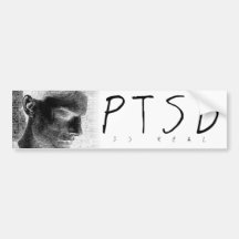 PTSD Bumper Sticker